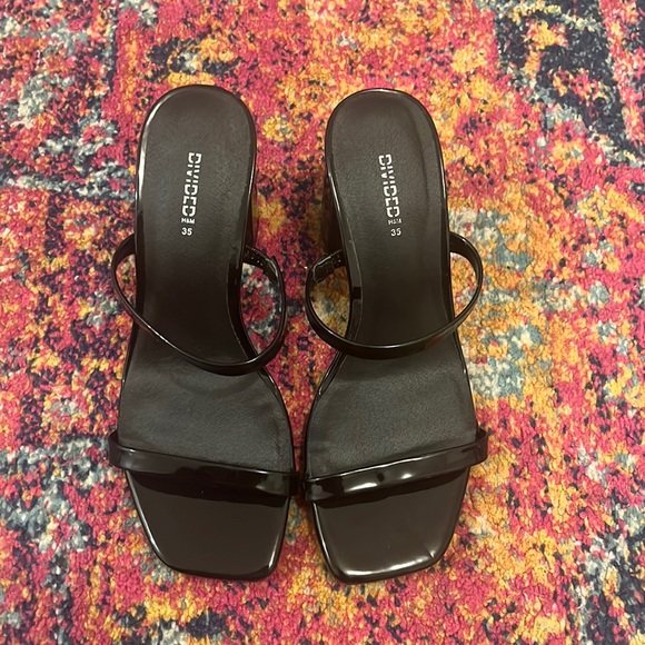 H&M Shoes - Divided Black Strappy Sandals from H&M; US SIZE 4 EUR 35
